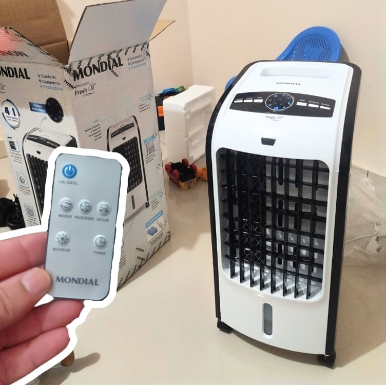 Climatizador Flash Air, Mondial, Branco/preto, 80w, 220v - Cl-03 Climatizador Flash Air, Mondial, Branco/preto, 80w, 220v - Cl-03