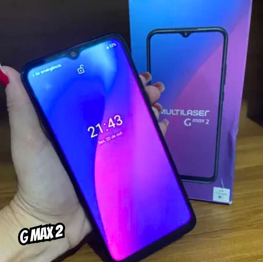 Smartphone Multilaser G Max 2 4g 64gb Tela Hd+ 6.5 Pol. Dual Chip 2gb Ram Câmera Tripla 8mp + 5mp Preto - P9168 Smartphone Multilaser G Max 2 4g 64gb Tela Hd+ 6.5 Pol. Dual Chip 2gb Ram Câmera Tripla 8mp + 5mp Preto - P9168