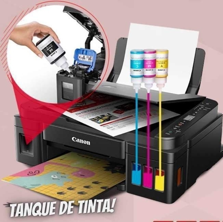 Impressora Multifuncional, Canon, Mega Tank G3110, Tanque de Tinta, Wi-Fi, Preto Impressora Multifuncional, Canon, Mega Tank G3110, Tanque de Tinta, Wi-Fi, Preto
