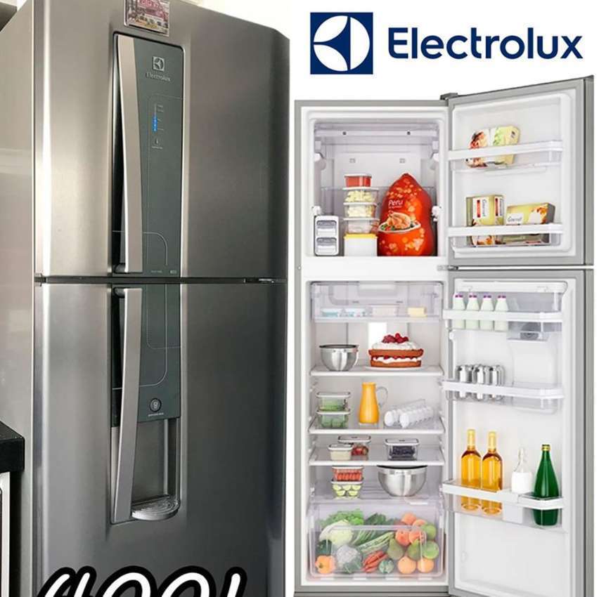 Geladeira Top Freezer com Dispenser de Água Platinum 400L (DW44S) Geladeira Top Freezer com Dispenser de Água Platinum 400L (DW44S)