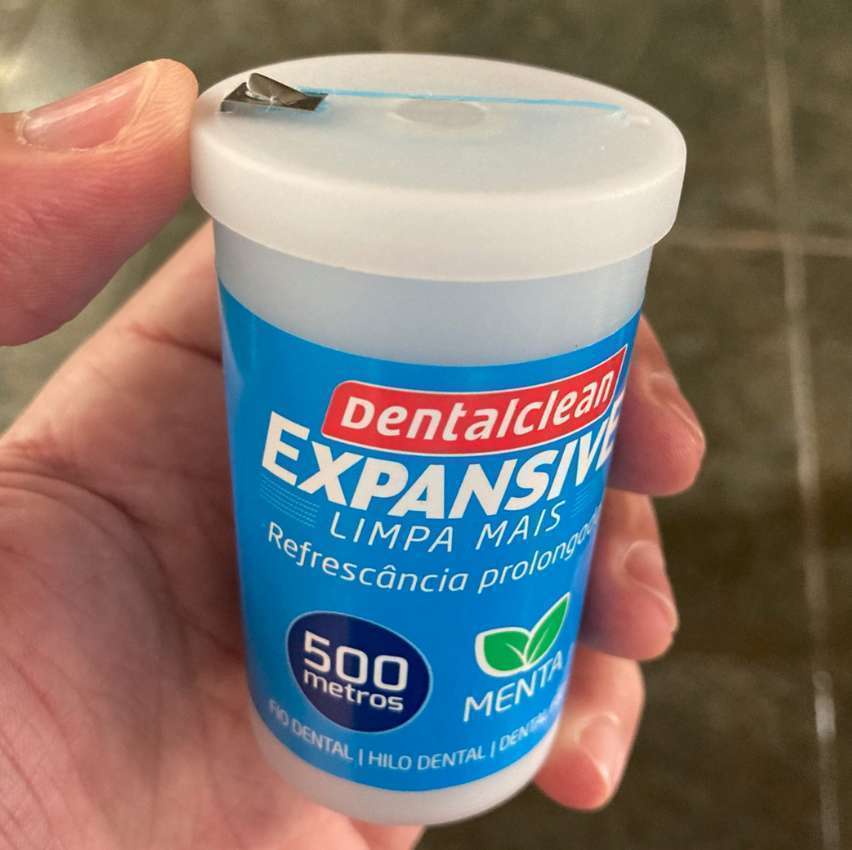 Dentalclean Fio Dental Profissional Com 500 M - Com Tecnologia Expansive Que Expande Entre Os Dentes Dentalclean Fio Dental Profissional Com 500 M - Com Tecnologia Expansive Que Expande Entre Os Dentes