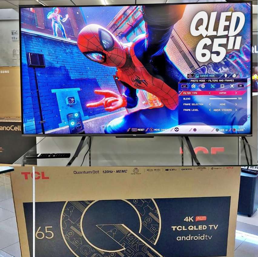 Smart TV 65” 4K UHD QLED TCL 65C725 VA Wi-Fi - Bluetooth Google Assistente Alexa 3 HDMI 2 USB Smart TV 65” 4K UHD QLED TCL 65C725 VA Wi-Fi - Bluetooth Google Assistente Alexa 3 HDMI 2 USB