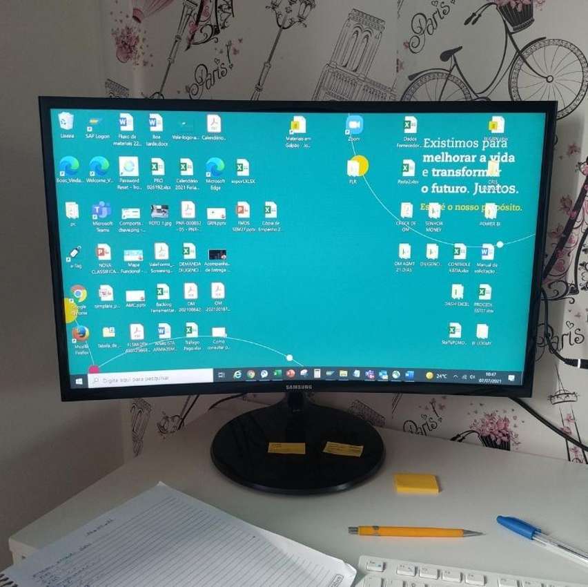 Monitor 27" Led Samsung - Full Hd - Hdmi - Curvo - Super Slim - Lc27F390Fhlmzd, Smasung, LC27F390FHLMZD, LED, 27 Monitor 27" Led Samsung - Full Hd - Hdmi - Curvo - Super Slim - Lc27F390Fhlmzd, Smasung, LC27F390FHLMZD, LED, 27