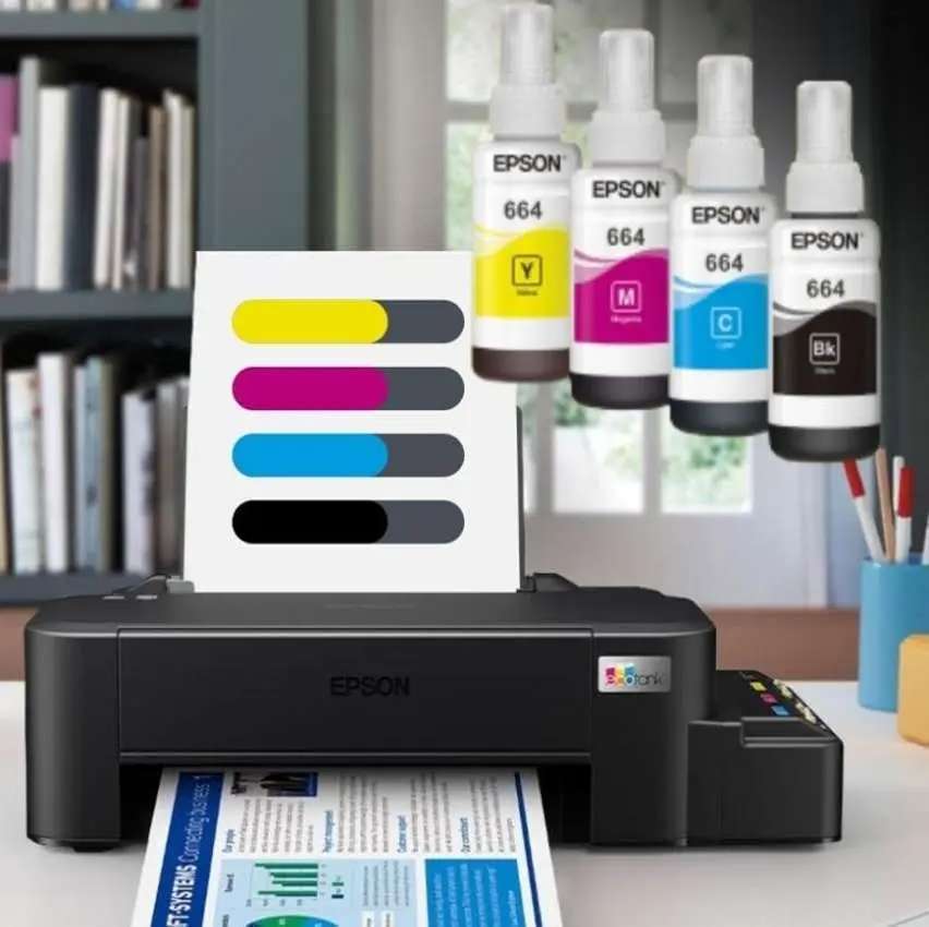 Impressora Epson EcoTank L121 com Sistema Tanque de Tinta USB Impressora Epson EcoTank L121 com Sistema Tanque de Tinta USB