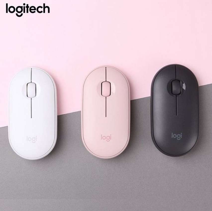 Mouse sem fio Logitech Pebble M350 com Conexão USB ou Bluetooth, Clique Silencioso, Design Slim Ambidestro e Pilha Inclusa - Rosé Mouse sem fio Logitech Pebble M350 com Conexão USB ou Bluetooth, Clique Silencioso, Design Slim Ambidestro e Pilha Inclusa - Rosé
