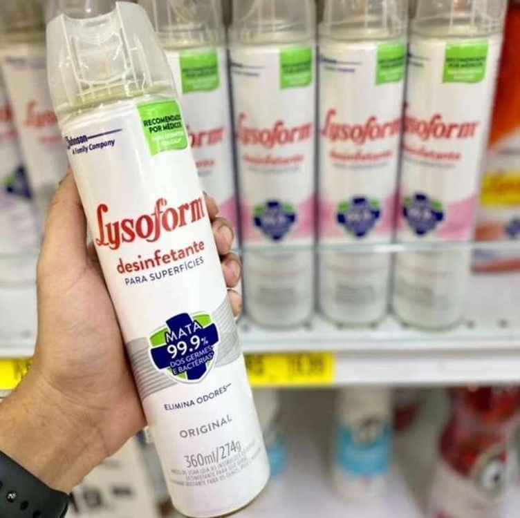 Lysoform Desinfetante Aerossol Original 360ml Lysoform Desinfetante Aerossol Original 360ml