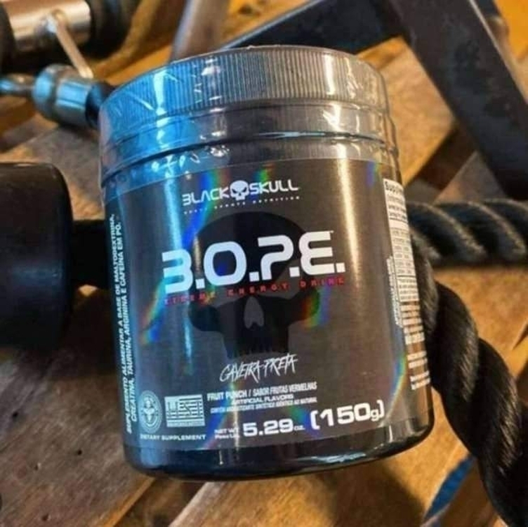 B.O.P.E - Pré Treino BOPE Workout Sabor Frutas Amarelas 300 G - Black Skull B.O.P.E - Pré Treino BOPE Workout Sabor Frutas Amarelas 300 G - Black Skull