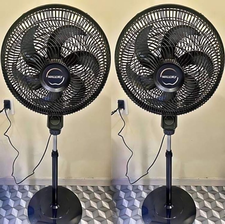 Ventilador Mallory Coluna Eolo Preto - Grafite 40 cm 127V Ventilador Mallory Coluna Eolo Preto - Grafite 40 cm 127V