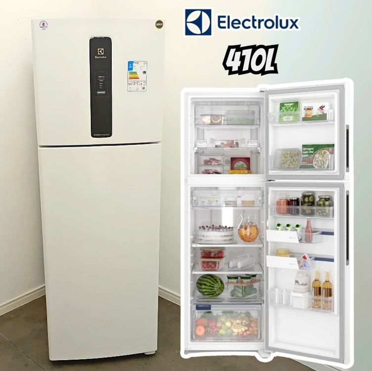 Geladeira Electrolux Frost Free Duplex Efficient com AutoSense 410L IF45 Geladeira Electrolux Frost Free Duplex Efficient com AutoSense 410L IF45