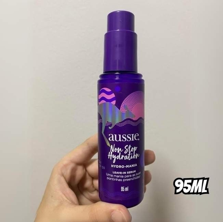 Leave-In Serum Aussie Non Stop Hydration Hydro-Mania Preenchedor de Pontinhas, 95 ml Leave-In Serum Aussie Non Stop Hydration Hydro-Mania Preenchedor de Pontinhas, 95 ml