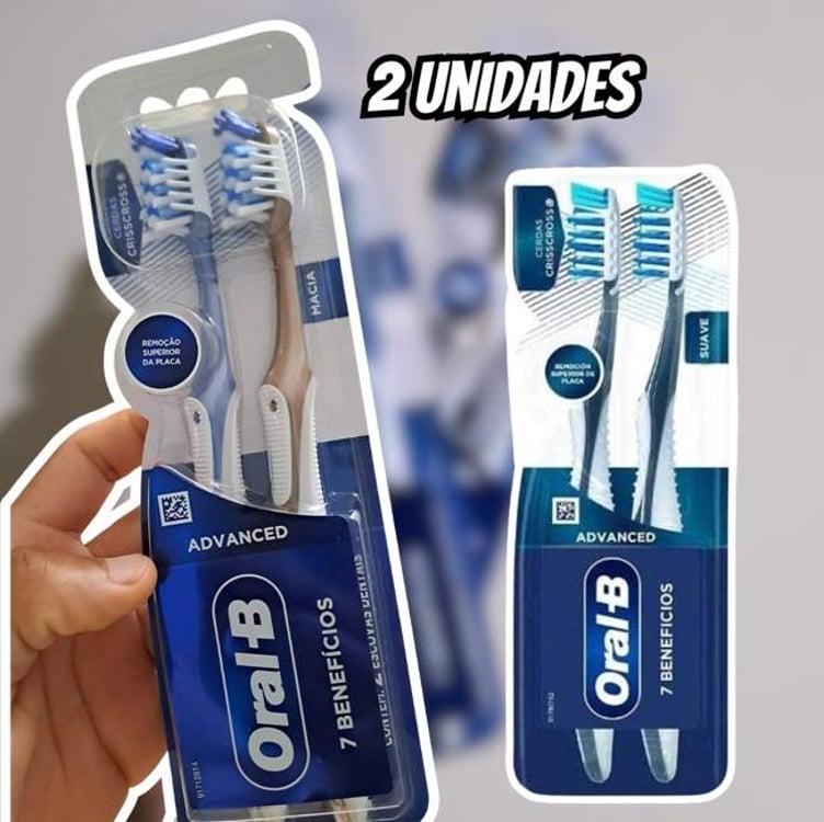 Oral-B Pro-Saúde Escova Dental 7 Benefícios Macia - 2 Unidades (Cores Sortidas) Oral-B Pro-Saúde Escova Dental 7 Benefícios Macia - 2 Unidades (Cores Sortidas)