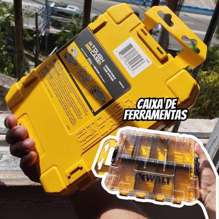 Dewalt Caixa De Ferramentas, Capa Resistente, Média, Apenas Caixa (dwan2190) Dewalt Caixa De Ferramentas, Capa Resistente, Média, Apenas Caixa (dwan2190)