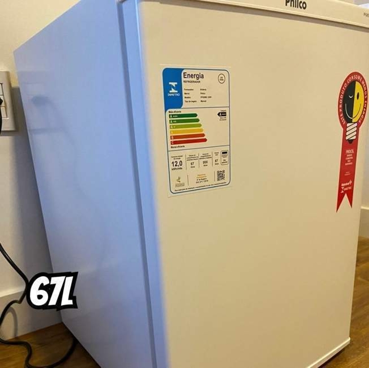 Frigobar, Pfg85b, 67l, Branco, 110v, Philco Frigobar, Pfg85b, 67l, Branco, 110v, Philco
