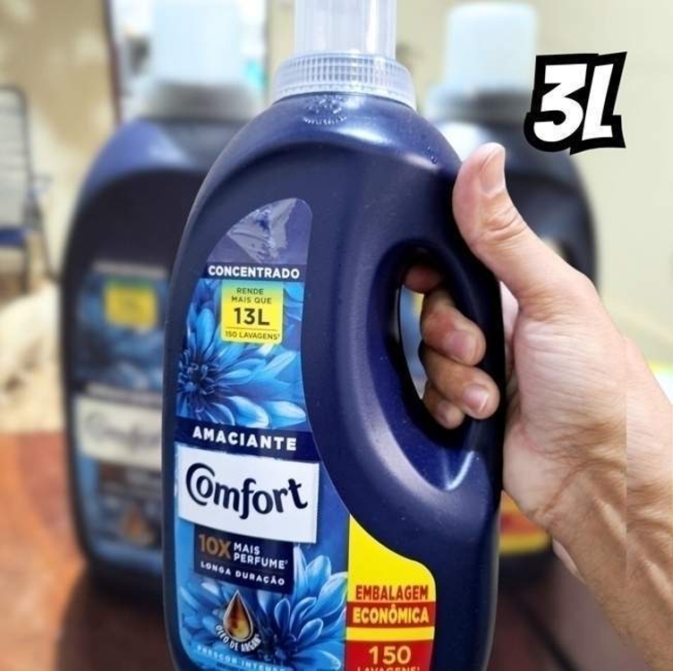 Comfort Amaciante Concentrado Frescor Intenso 3 L Comfort Amaciante Concentrado Frescor Intenso 3 L