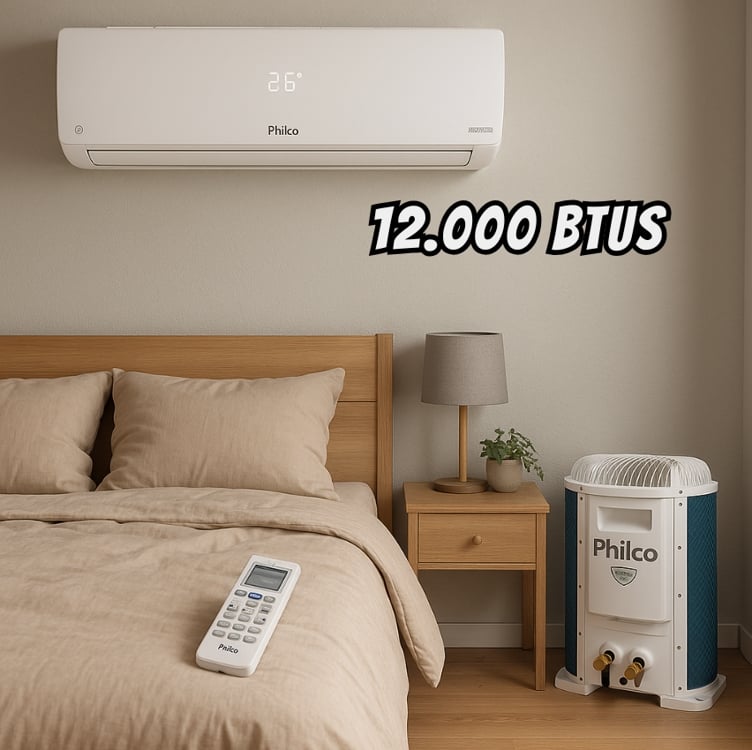 Ar Condicionado Split Inverter Philco 12000 Btus Frio 220v Ar Condicionado Split Inverter Philco 12000 Btus Frio 220v