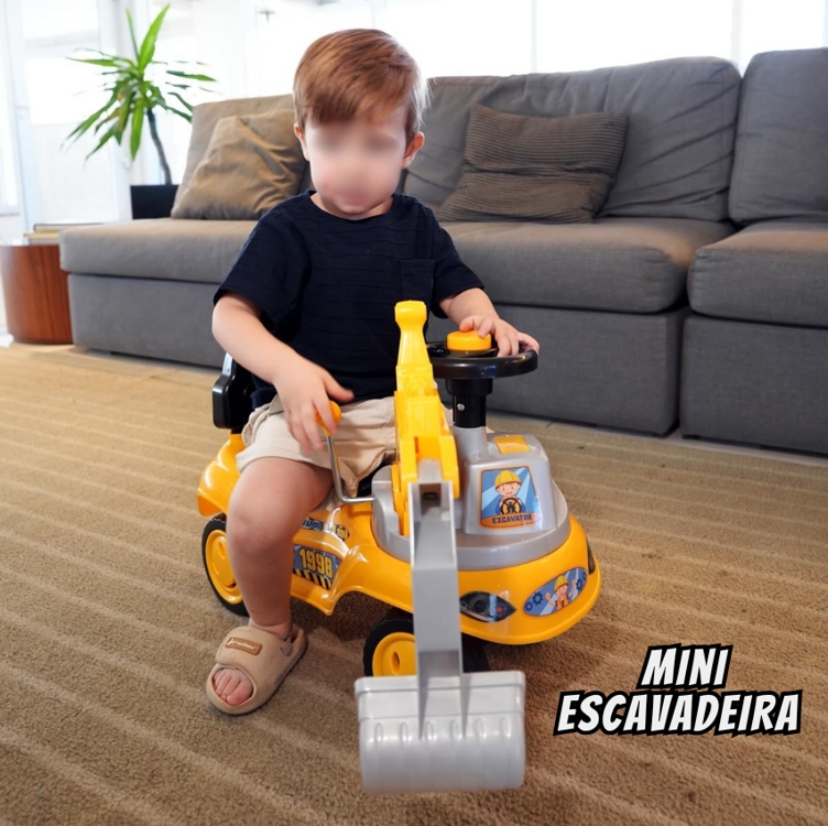 Escavadeira Trator Brinquedo Infantil Mini Veiculo Escavator Mega Compras Escavadeira Trator Brinquedo Infantil Mini Veiculo Escavator Mega Compras