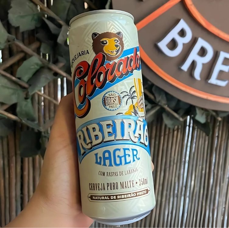 Cerveja Colorado Ribeirão Lager Lata 350ml - 8 Unidades Cerveja Colorado Ribeirão Lager Lata 350ml - 8 Unidades