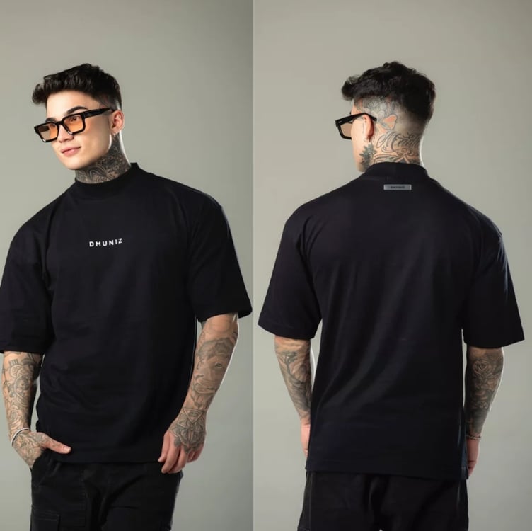 Camiseta Oversized Estampada Dmuniz Camisa Premium Camiseta Oversized Estampada Dmuniz Camisa Premium