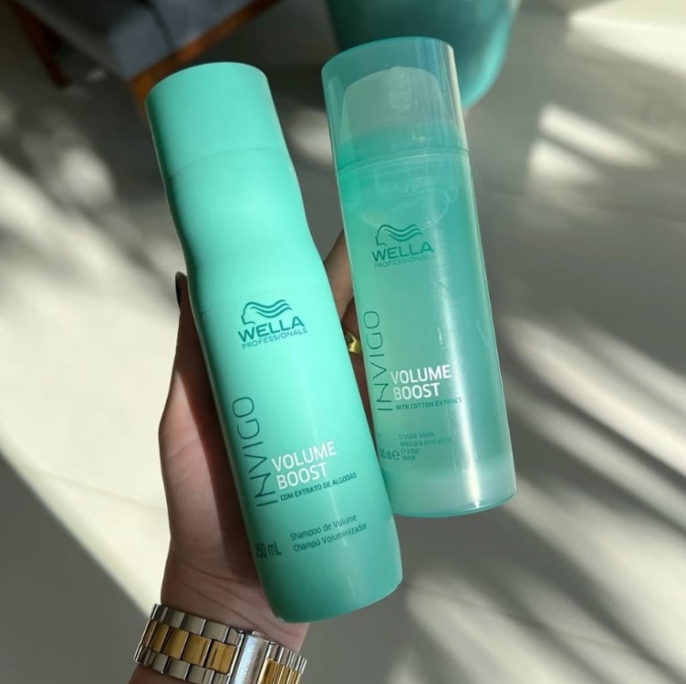 Kit Wella Professionals Invigo Volume Boost - Sh + Másc Kit Wella Professionals Invigo Volume Boost - Sh + Másc