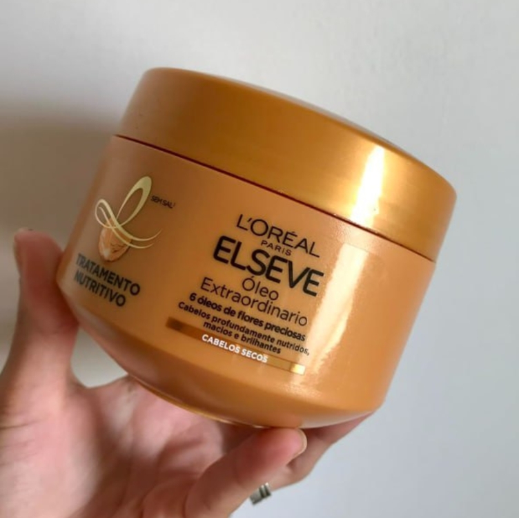 Creme De Tratamento Óleo Extraordinário Nutrição Intensa Elseve 300 G, L'oréal Paris Creme De Tratamento Óleo Extraordinário Nutrição Intensa Elseve 300 G, L'oréal Paris