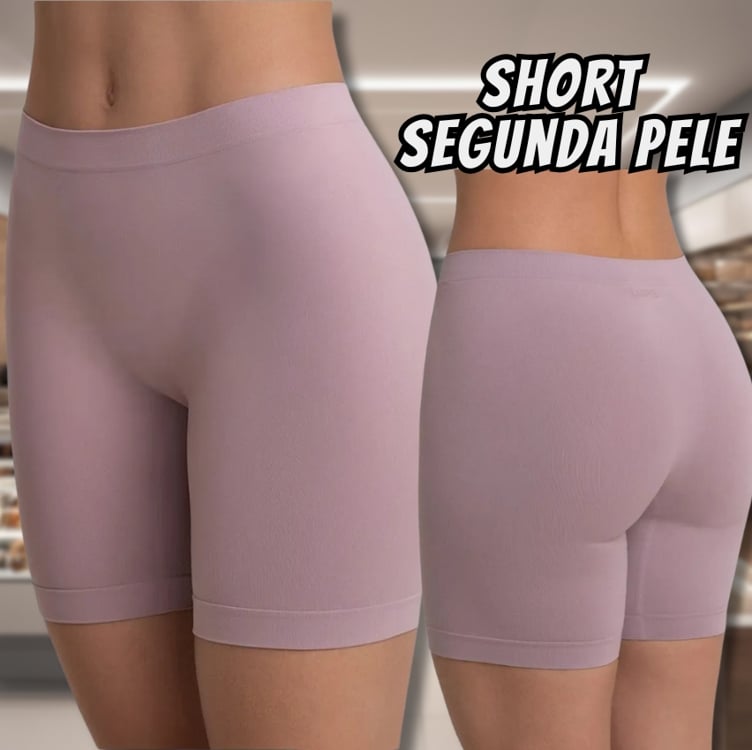 Short Segunda Pele Sem Costura Lupo Segurança Diminui Atrito Short Segunda Pele Sem Costura Lupo Segurança Diminui Atrito