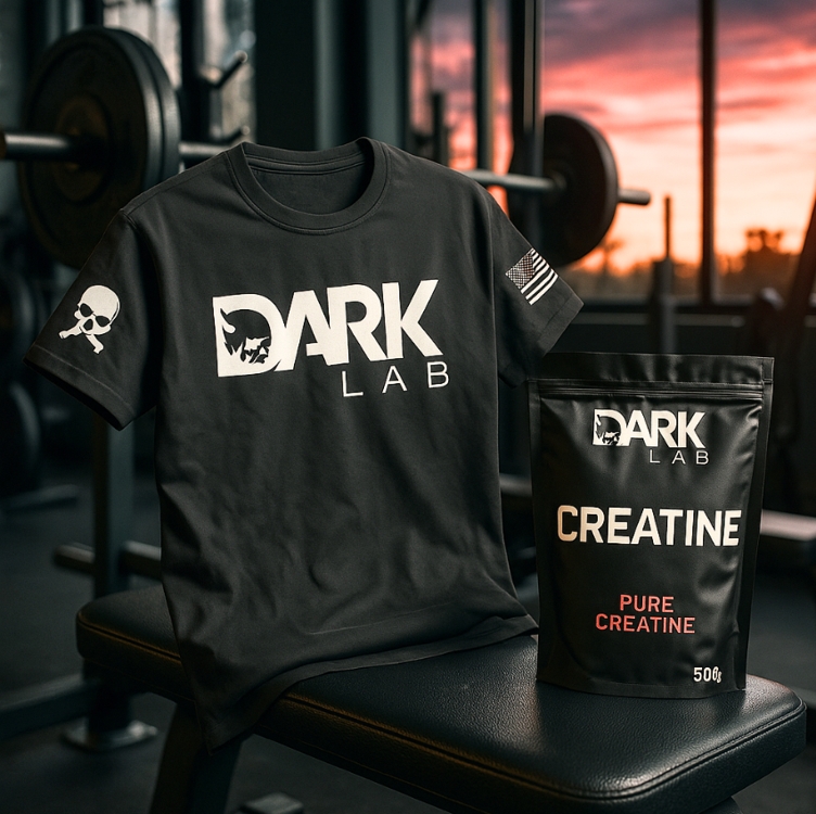 Creatina Pura 500g + Camiseta Dark Lab Creatina Pura 500g + Camiseta Dark Lab