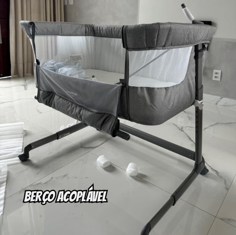 Voyage Berço Acoplável Co-bed Link Cinza Voyage Berço Acoplável Co-bed Link Cinza