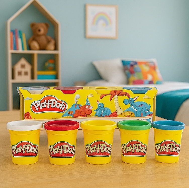 Play-Doh, Massinha de Modelar com 4 Potes, presente de páscoa para meninos e meninas, para crianças cima de 3 anos - ITEM SORTIDO, NÃO É POSSÍVEL ESCOLHER AS CORES Play-Doh, Massinha de Modelar com 4 Potes, presente de páscoa para meninos e meninas, para crianças cima de 3 anos - ITEM SORTIDO, NÃO É POSSÍVEL ESCOLHER AS CORES