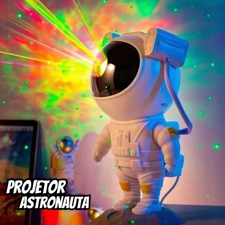 Projetor de luz de galáxia em forma de astronauta, projetor Space Buddy, luz noturna para quarto, controle remoto e temporizador, projetor de estrelas no teto Astro Alan para crianças e adultos Projetor de luz de galáxia em forma de astronauta, projetor Space Buddy, luz noturna para quarto, controle remoto e temporizador, projetor de estrelas no teto Astro Alan para crianças e adultos