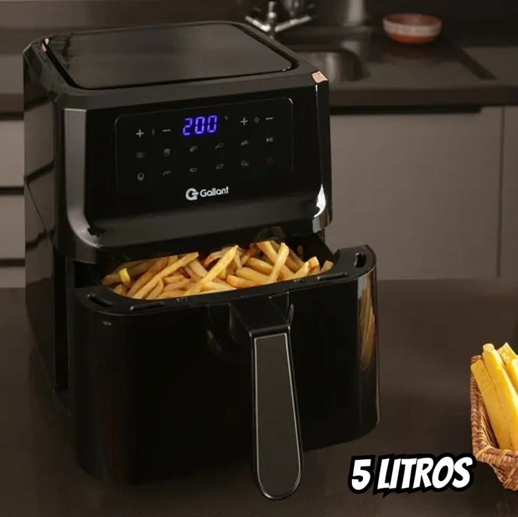 Fritadeira Air Fryer Gallant Gfe05 Digital Family Sem Óleo 5l 1400w 127v Fritadeira Air Fryer Gallant Gfe05 Digital Family Sem Óleo 5l 1400w 127v