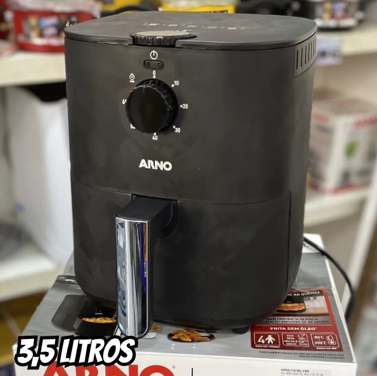 Fritadeira Air Fryer Essential Arno AFE3 3,5 Litros Preto 220v Fritadeira Air Fryer Essential Arno AFE3 3,5 Litros Preto 220v