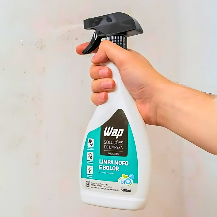 Wap Removedor De Mofo E Bolor Wap Limpa Mofo E Bolor 500ml Limpeza Preventiva Com Fragrância De Capim Limão Wap Removedor De Mofo E Bolor Wap Limpa Mofo E Bolor 500ml Limpeza Preventiva Com Fragrância De Capim Limão