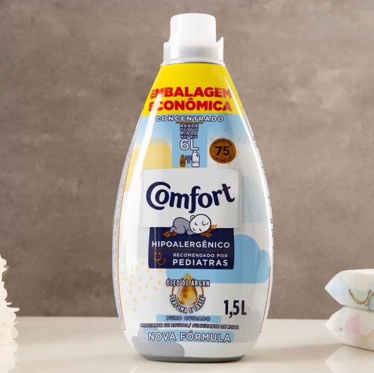 Amaciante Concentrado Comfort Puro Cuidado 1.5L Amaciante Concentrado Comfort Puro Cuidado 1.5L
