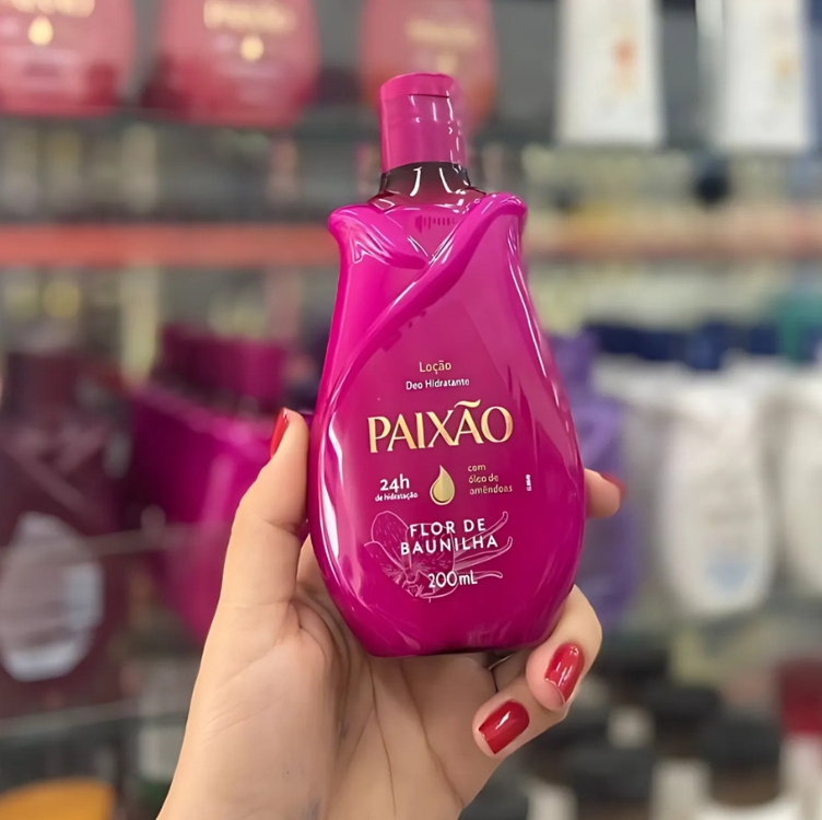 Paixão Loção Hidratante Flor De Baunilha Com Ação Desodorante 200Ml Paixão Loção Hidratante Flor De Baunilha Com Ação Desodorante 200Ml