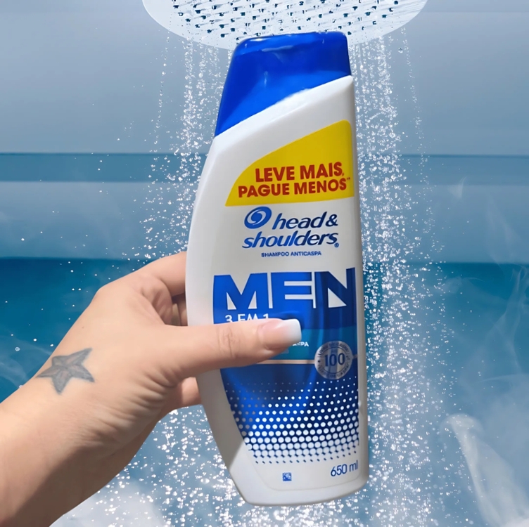 Shampoo Anticaspa Head & Shoulders Men 3 em 1, 650 ml Shampoo Anticaspa Head & Shoulders Men 3 em 1, 650 ml