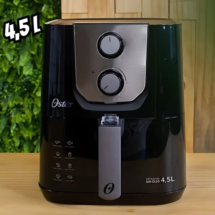 Oster Fritadeira Black Perform 4,5L OFRT510-220 Oster Fritadeira Black Perform 4,5L OFRT510-220