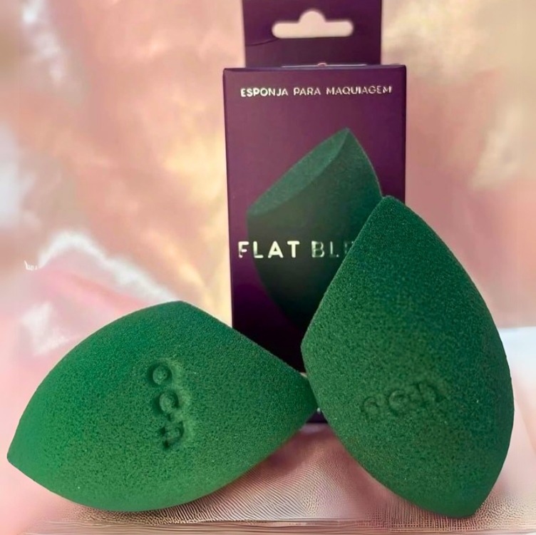 Océane Esponja De Maquiagem Verde Flat Blend Verde Océane Esponja De Maquiagem Verde Flat Blend Verde