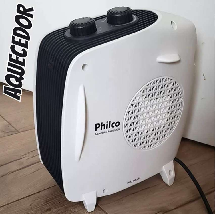 Aquecedor Philco PAQ2000B 2 em 1 3 Níveis de Potência Aquecedor Philco PAQ2000B 2 em 1 3 Níveis de Potência