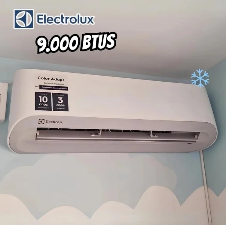 Ar-condicionado Electrolux Split Inverter 9.000 Btus Color Adapt Wi-Fi Só Frio Cor Branco 220V Ar-condicionado Electrolux Split Inverter 9.000 Btus Color Adapt Wi-Fi Só Frio Cor Branco 220V