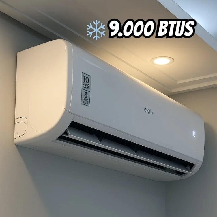 Ar Condicionado Split Hi Wall Inverter Elgin Eco 9000 BTU/h Frio 45HJFE09C2CC – 220 Volts Ar Condicionado Split Hi Wall Inverter Elgin Eco 9000 BTU/h Frio 45HJFE09C2CC – 220 Volts