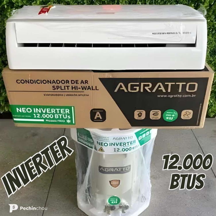 Ar-condicionado Split Agratto Digital Inverter - 12.000 BTUs Frio Liv Top LCST12F-02I Ar-condicionado Split Agratto Digital Inverter - 12.000 BTUs Frio Liv Top LCST12F-02I