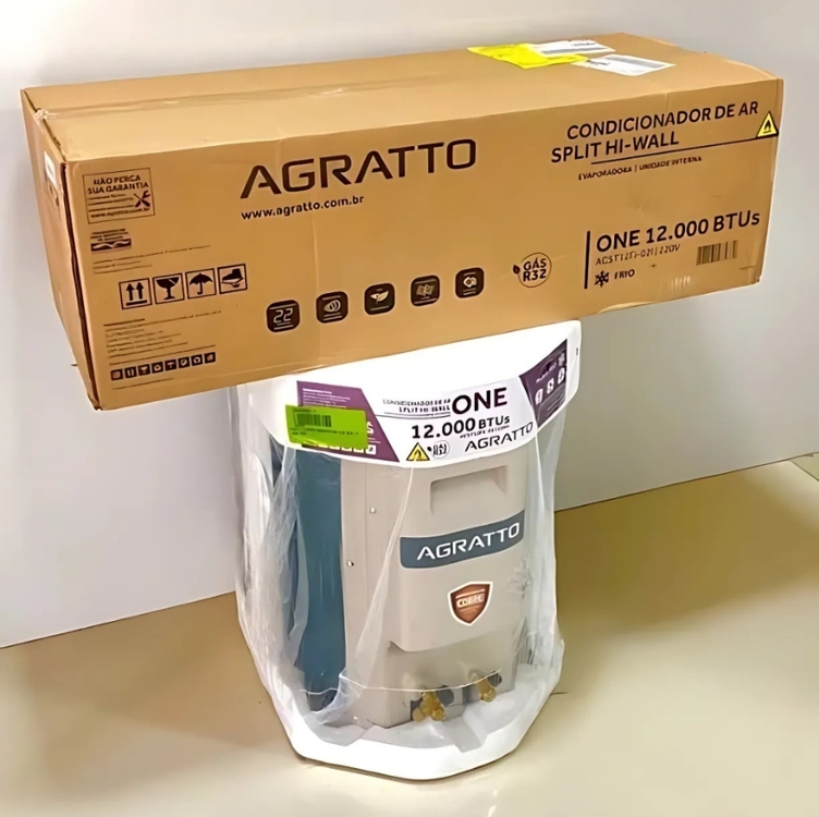 Ar Condicionado Split Agratto One Top 12000 BTUs Frio ACST12F - 220V Ar Condicionado Split Agratto One Top 12000 BTUs Frio ACST12F - 220V