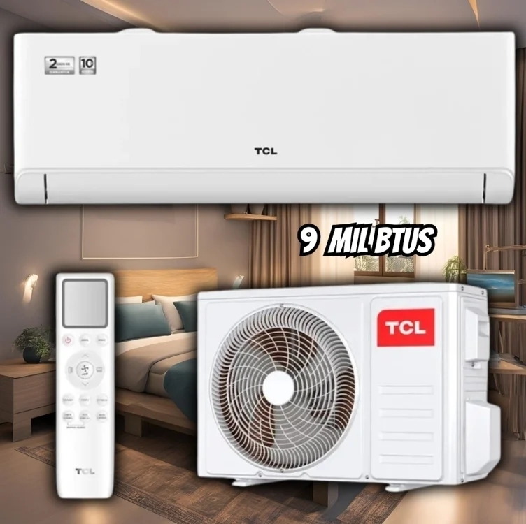 Ar Condicionado Inverter Tcl 9000 Btus Quente E Frio 220v Ar Condicionado Inverter Tcl 9000 Btus Quente E Frio 220v