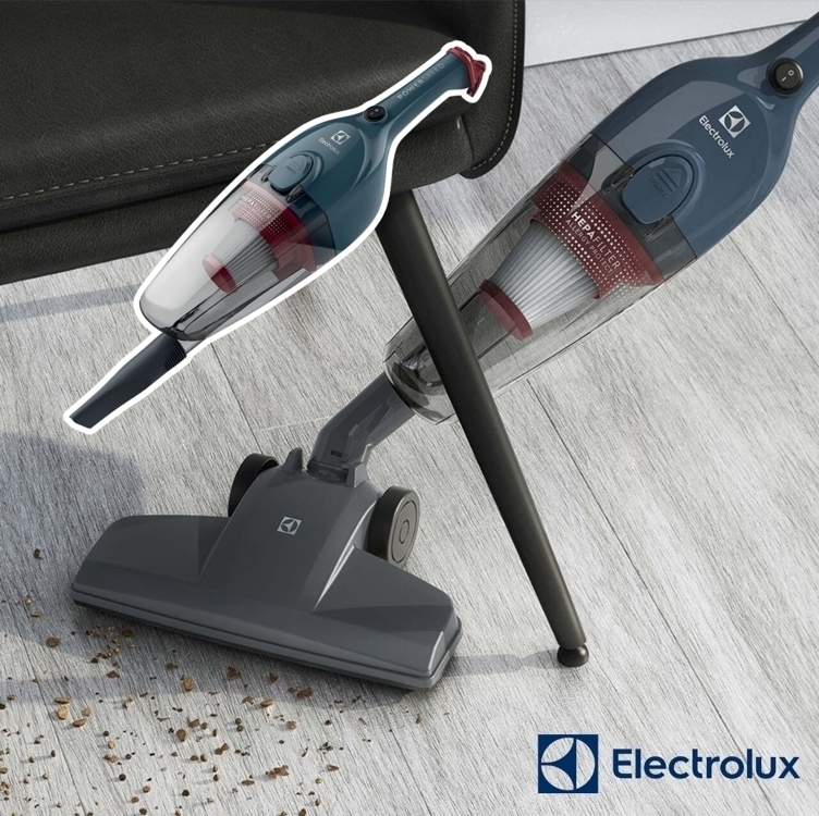 Aspirador pó vertical com fio portátil de mão 2 em 1 1100W cabo 5m capacidade 1,2L filtro HEPA Electrolux STK13 A 220v Aspirador pó vertical com fio portátil de mão 2 em 1 1100W cabo 5m capacidade 1,2L filtro HEPA Electrolux STK13 A 220v