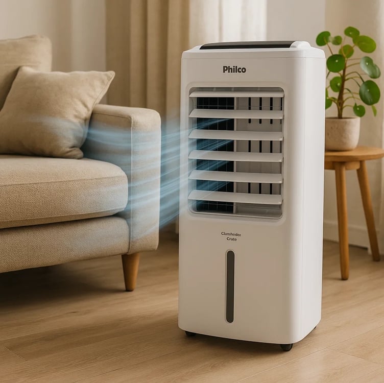 Climatizador Philco 4 Em 1 Pcl05a 3 V Função Timer 127v Cor Branco Climatizador Philco 4 Em 1 Pcl05a 3 V Função Timer 127v Cor Branco