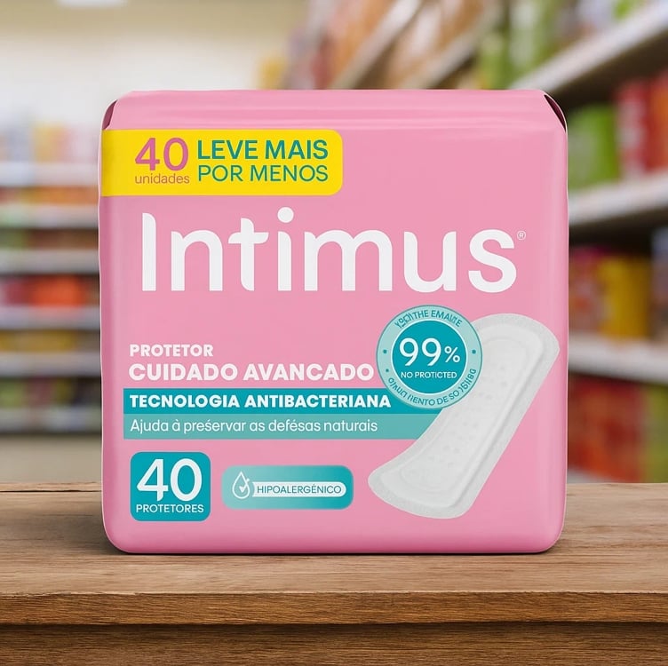 Intimus® Protetor Díário Tecnologia Antibacteriana - 40 UN Intimus® Protetor Díário Tecnologia Antibacteriana - 40 UN