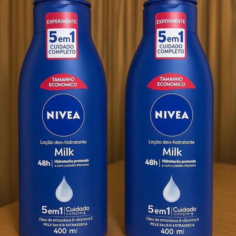 NIVEA Kit Loção Hidratante Milk Pele Seca a Extrasseca 400ml (2 unidades) NIVEA Kit Loção Hidratante Milk Pele Seca a Extrasseca 400ml (2 unidades)