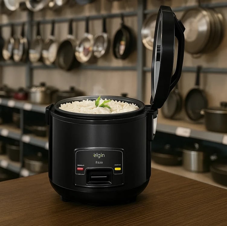 Panela Elétrica De Arroz Rizzo Elgin 5 Xícaras, 400w Panela Elétrica De Arroz Rizzo Elgin 5 Xícaras, 400w
