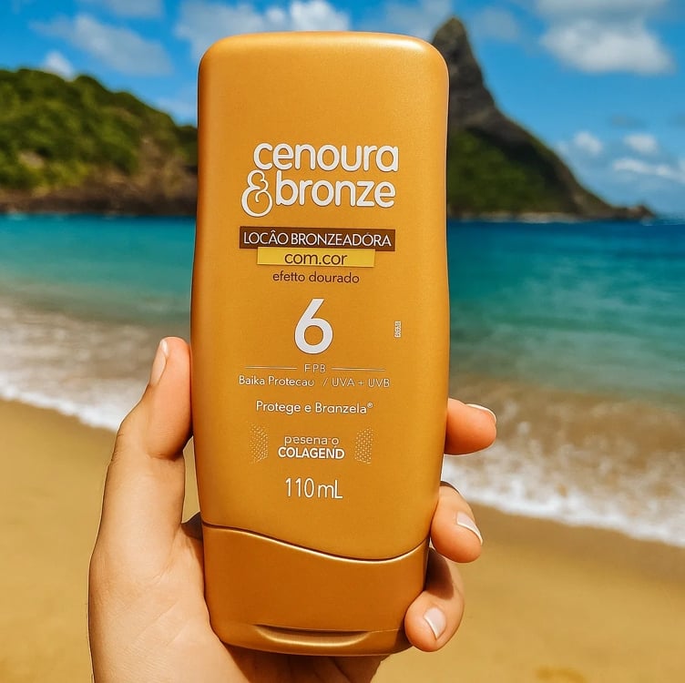 Cenoura e Bronze Loção Bronzeadora Com Cor Fps6 Cenoura e Bronze Loção Bronzeadora Com Cor Fps6