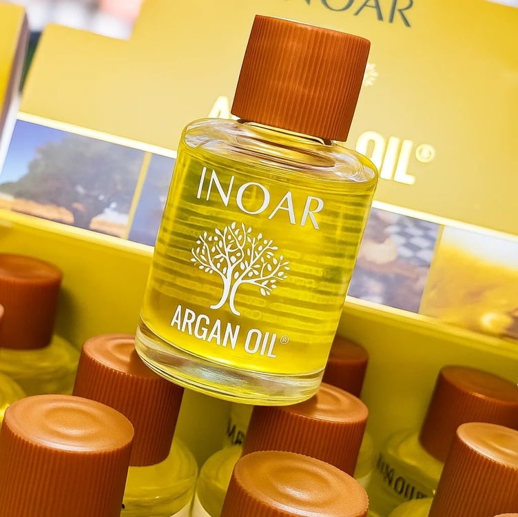 Inoar Óleo de Argan Blister – Ação Antioxidante, Hidratação, Brilho e Finalização com Redução de Frizz - 7ml Inoar Óleo de Argan Blister – Ação Antioxidante, Hidratação, Brilho e Finalização com Redução de Frizz - 7ml